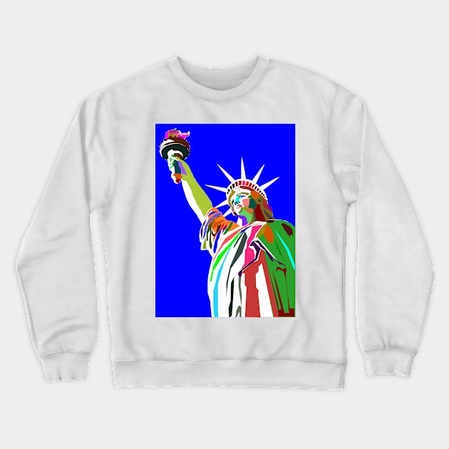 Liberty Statue Crewneck Sweatshirt by denip